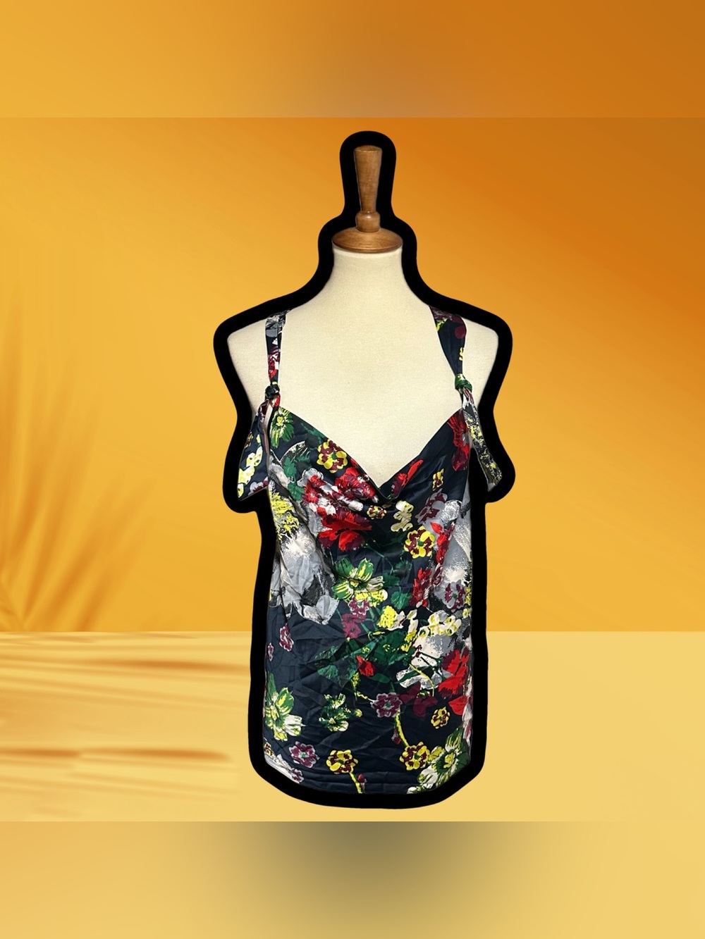 🌈 Amazing Floral Fresh Satin Top